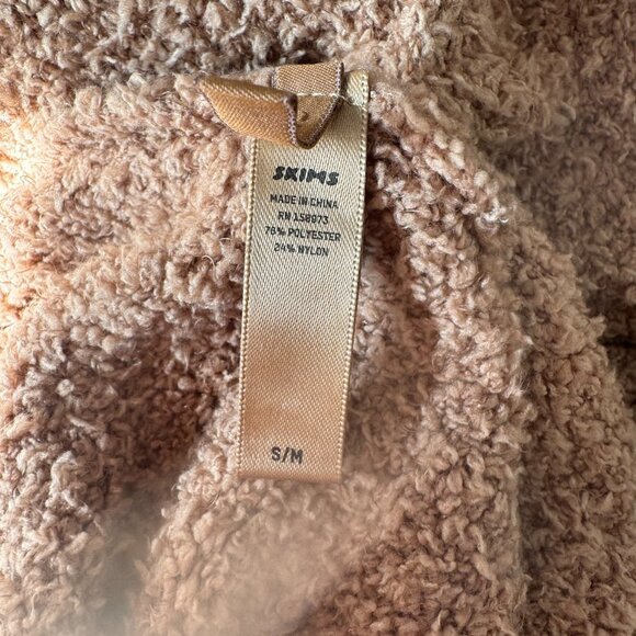 NWOT, Skims Cozy Knit Pullover Sweater, Camel (Nutmeg Brown Color), Size S/M - Picture 14 of 16